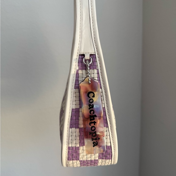 Coachtopia woven leather ergo-chalk/violet orchid - Picture 4 of 5